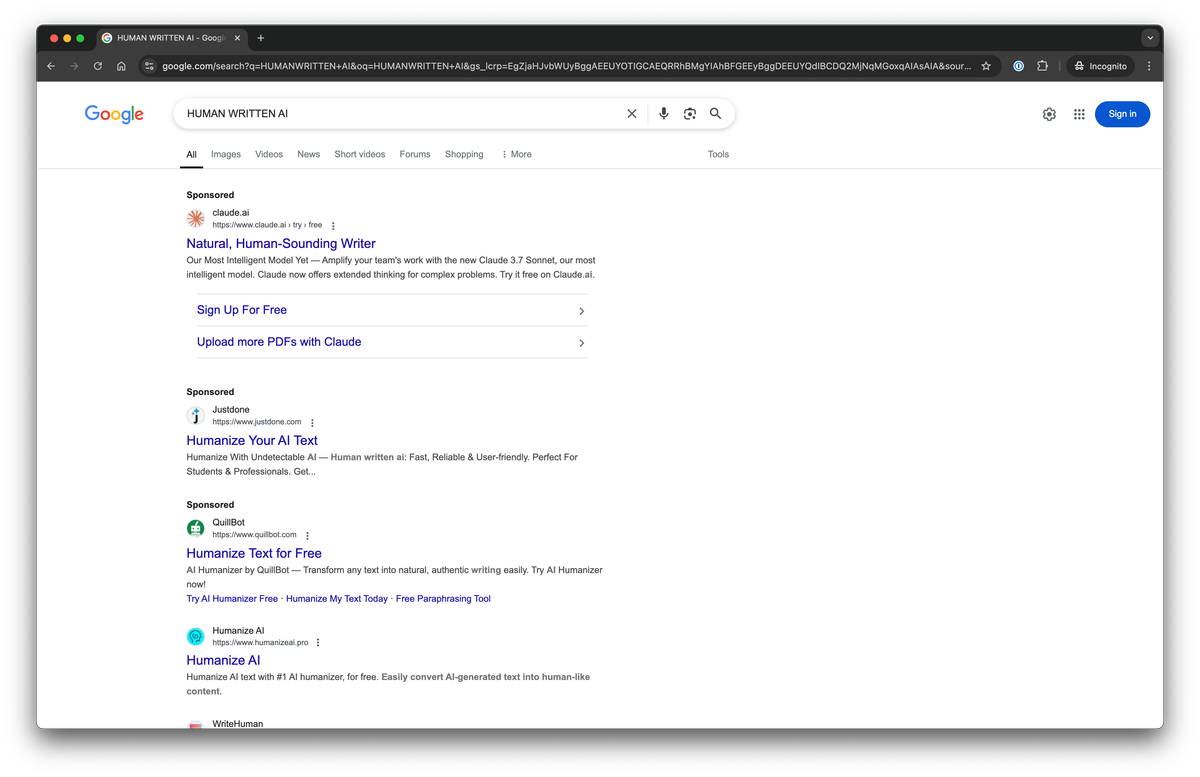 Literally 0 Domain Authority